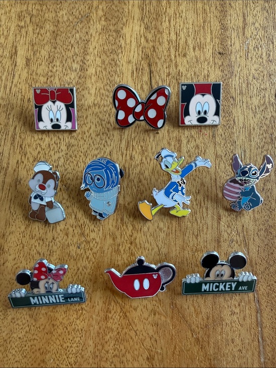 Disney Accessories - Disney Trading Pins.  Pack of 10 pins.